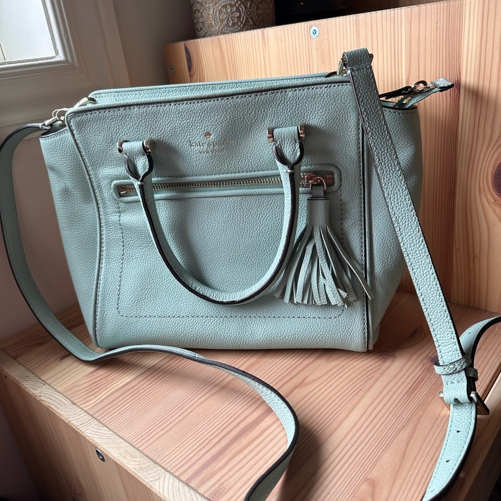 Kate spade small allyn purse Aqua!